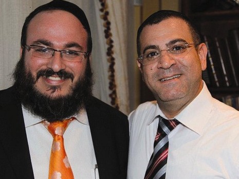 עמי מימון ואלי יצפאן. חברים טובים צילום: איציק מימון
